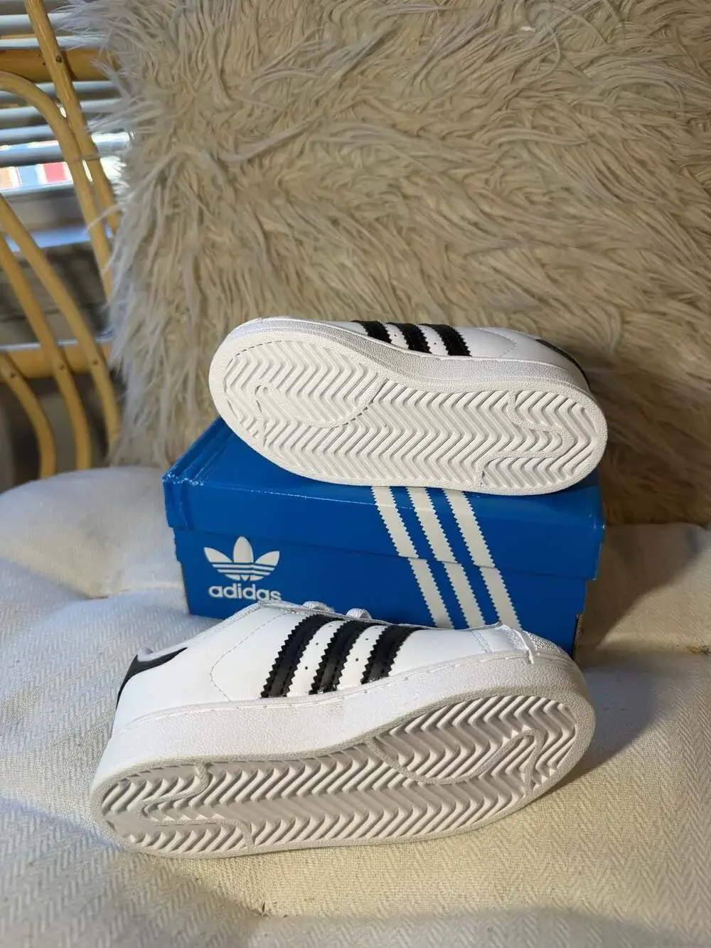 Adidas Originals Superstar II Elastic Lace Toddler Shoes White/Black